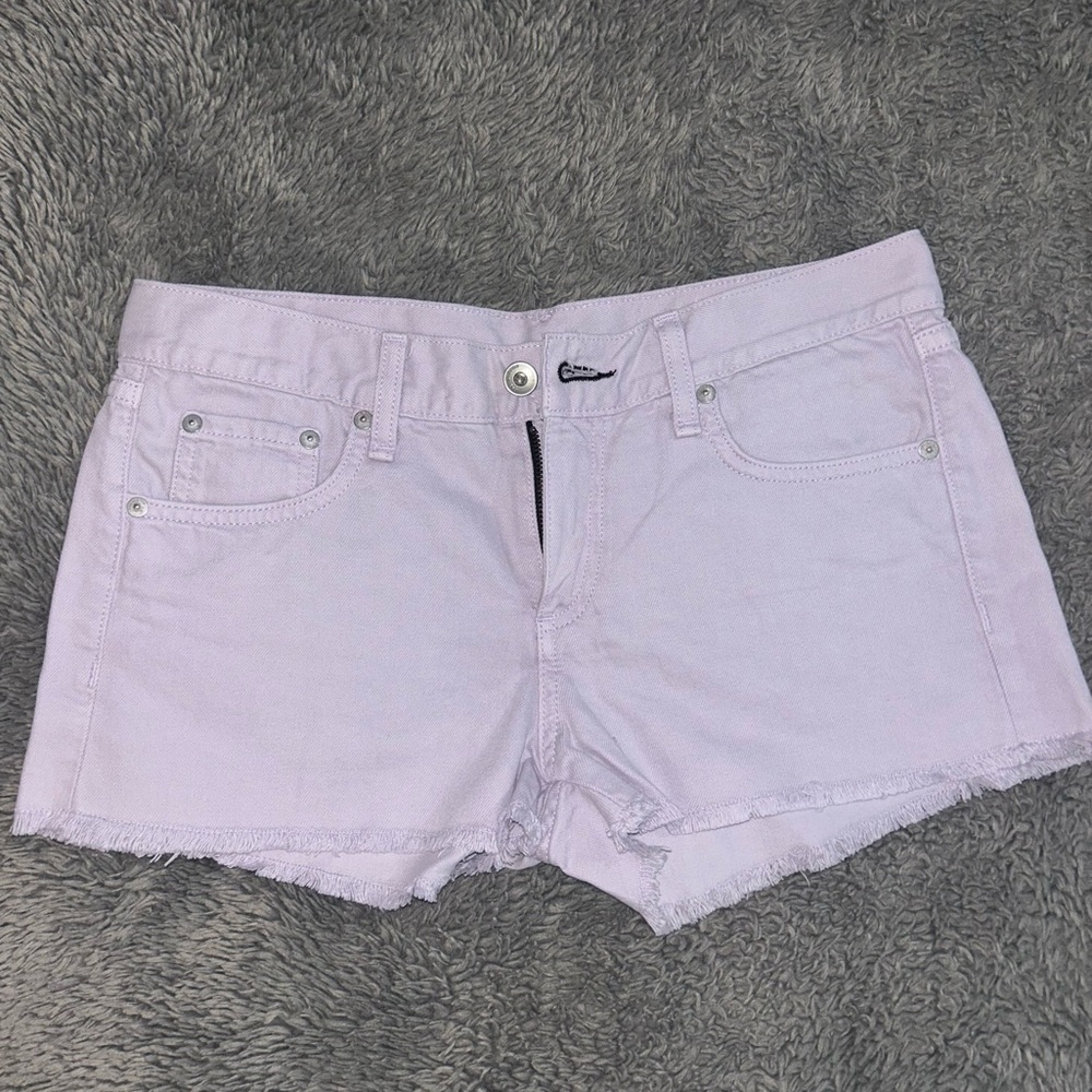 Rag & Bone Purple Jean Shorts